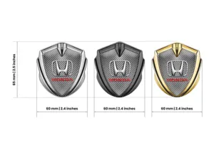 Honda Metall Kuppel Emblem Renn Stil Glänzend Kuppel
